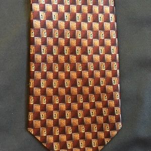 Stonehenge, 100% silk, hand made tie.